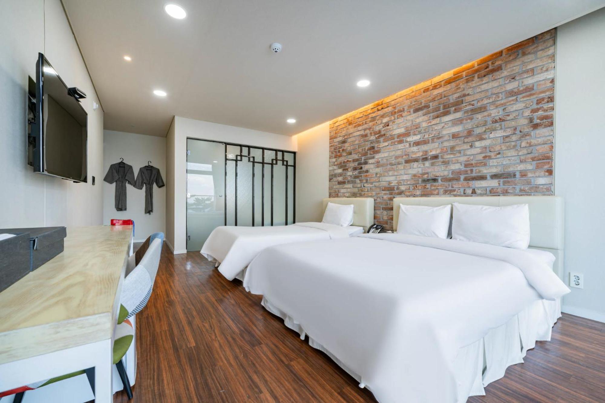 Gangneung Gyeongpodae Hotel Cube Luaran gambar